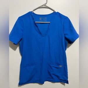 FIGS Women's Blue Top